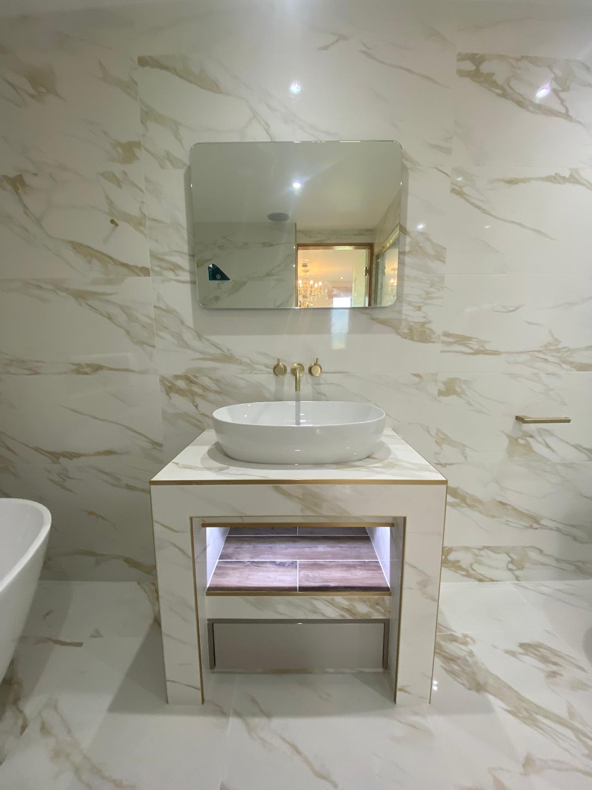 Bathroom installation project