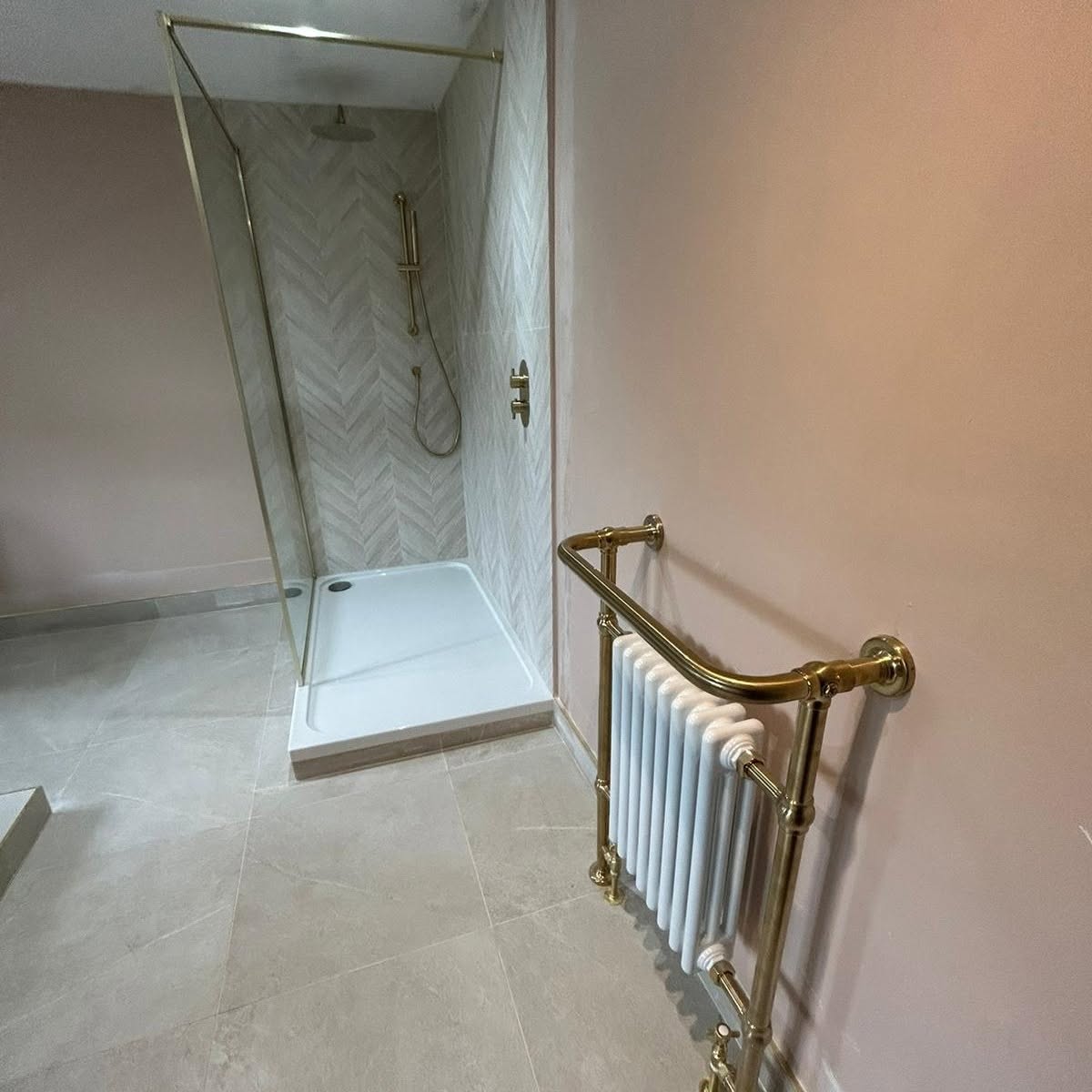 Bathroom installation project
