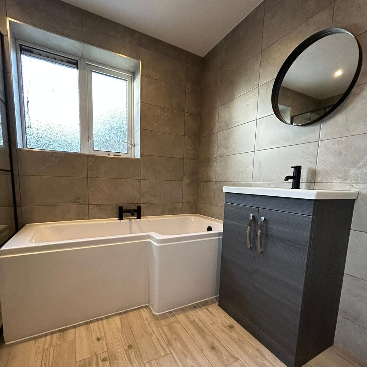 Bathroom installation project