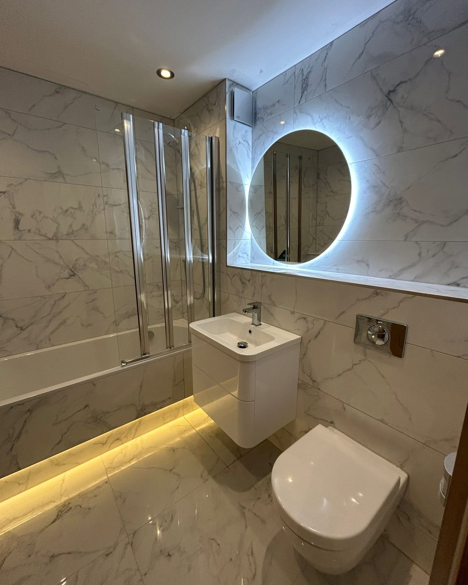 Bathroom installation project