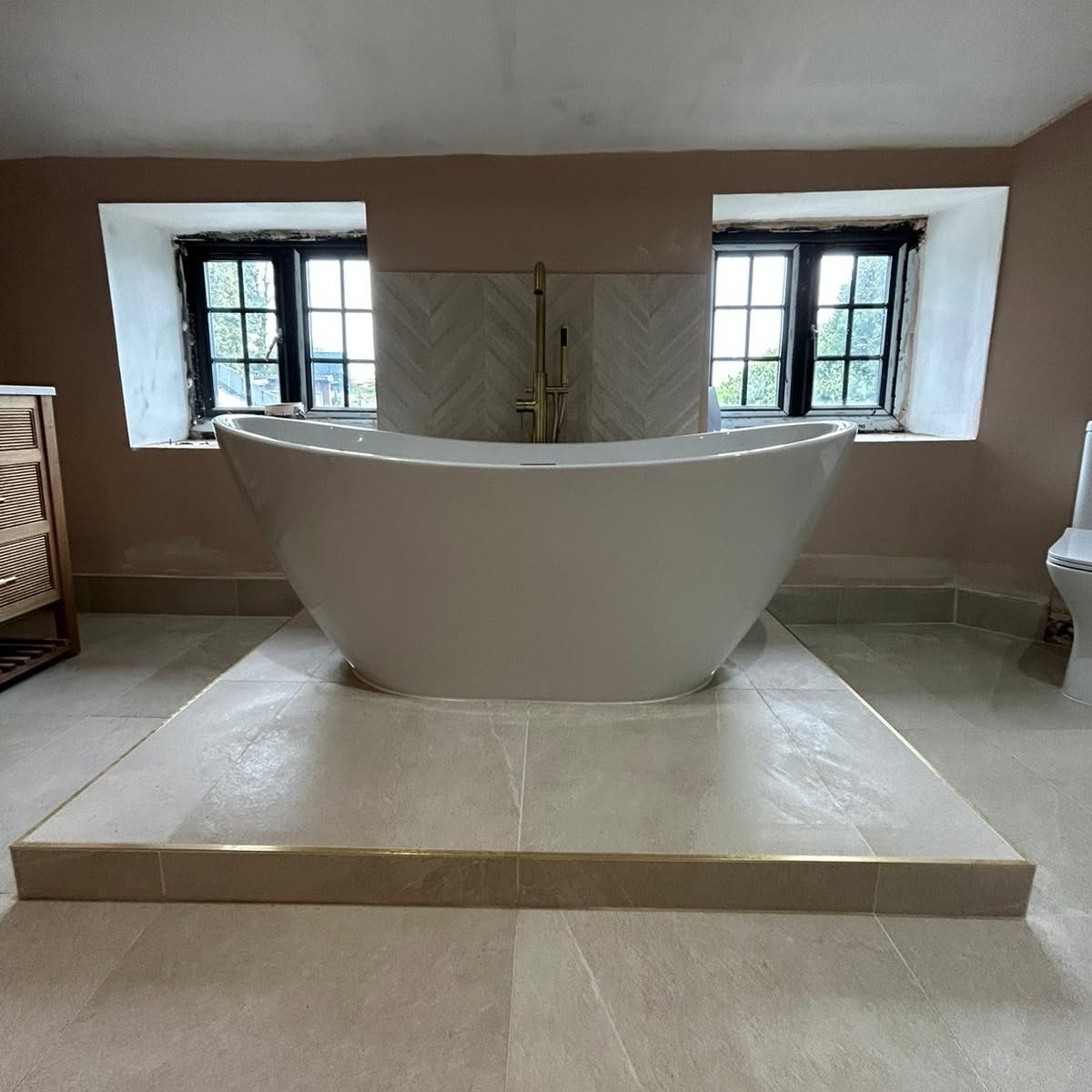 Bathroom installation project