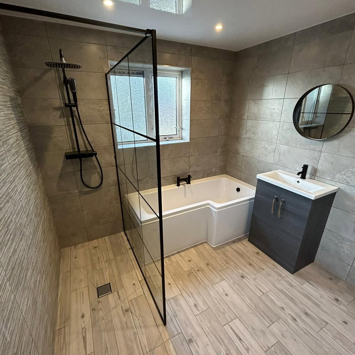 Bathroom installation project