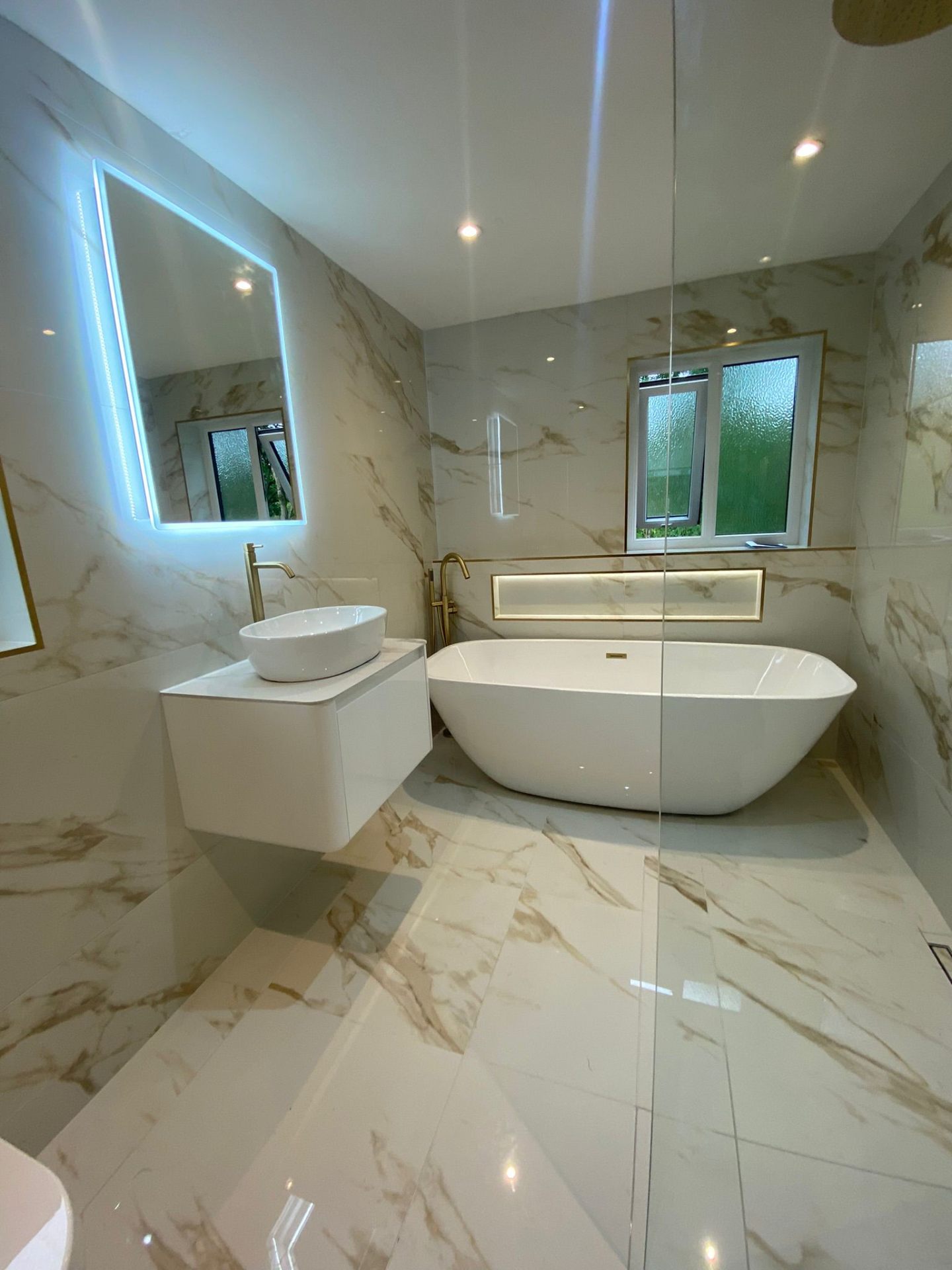 Bathroom installation project