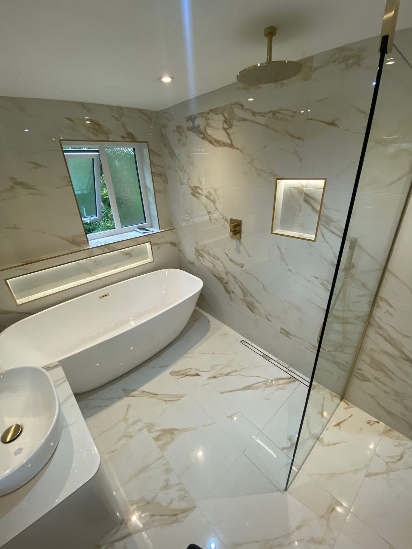 Bathroom installation project