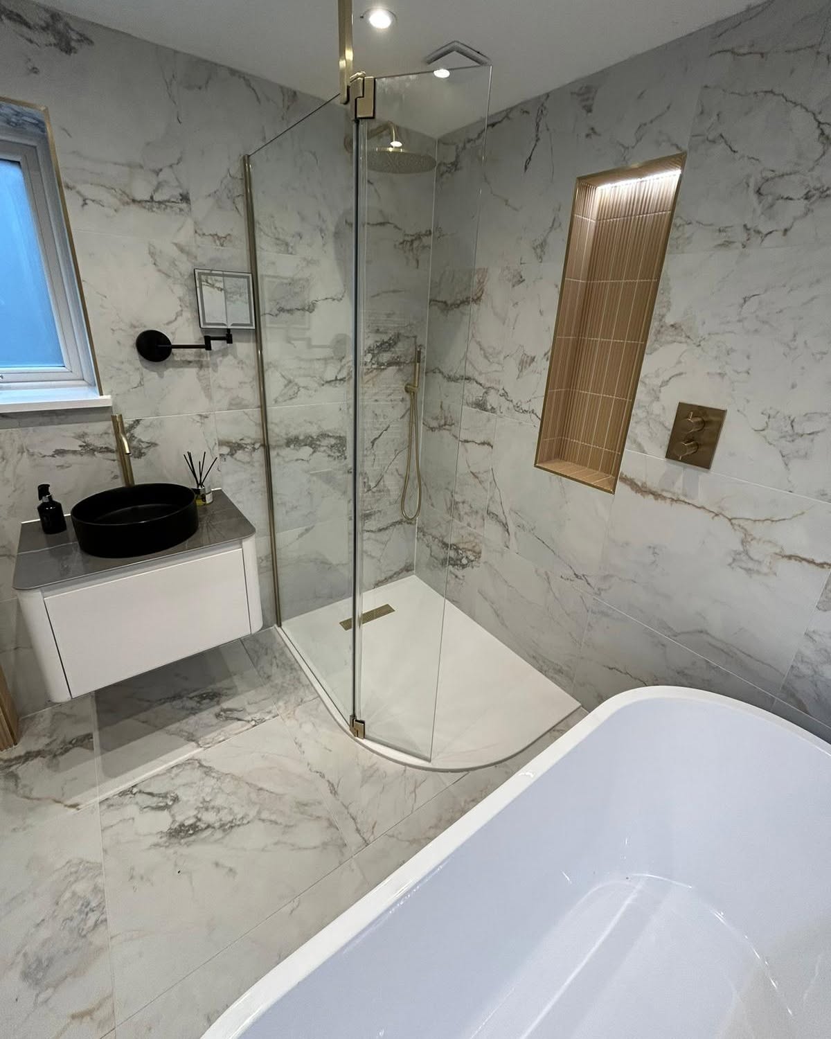 Bathroom installation project