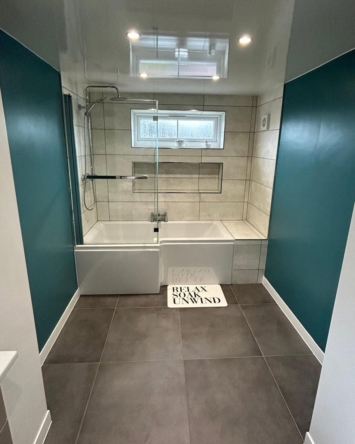 Bathroom installation project