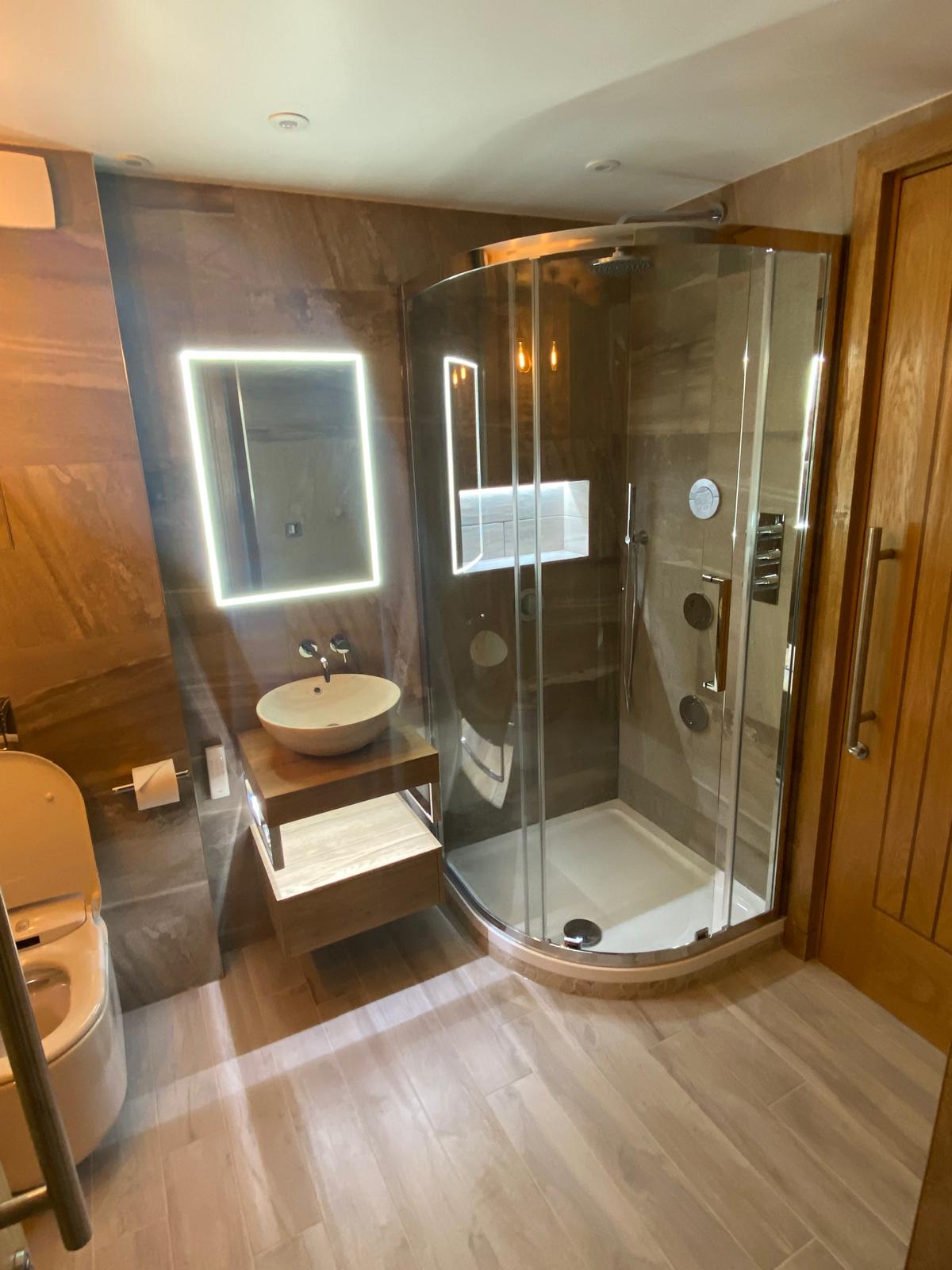 Bathroom installation project